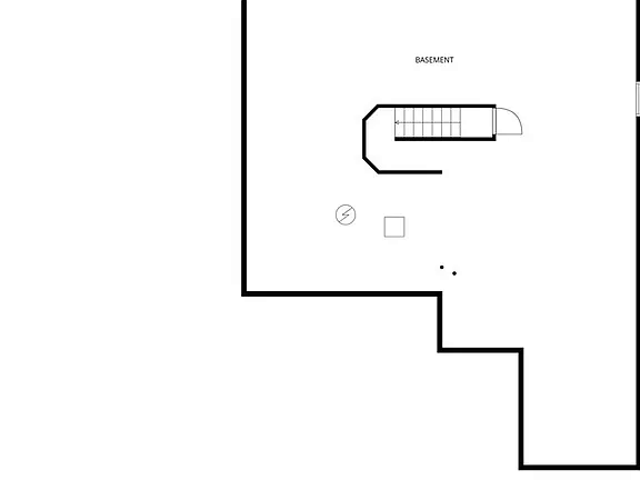 Basement floor plan of 5052 Forestland Ct